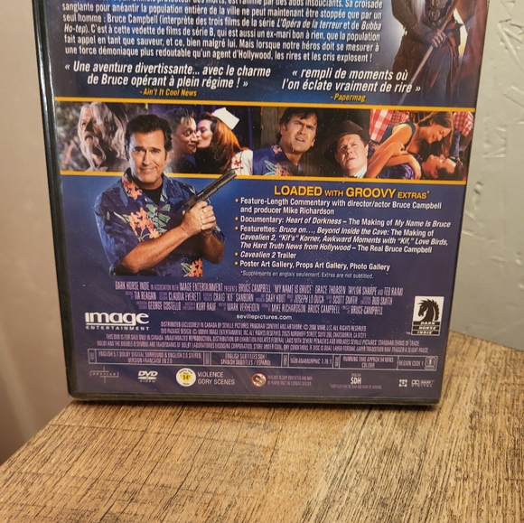 🌟3 for 30🌟My Name Is Bruce SEALED (DVD, 2009, Canadian) HOLOGRAPHIC COVER - Picture 5 of 5